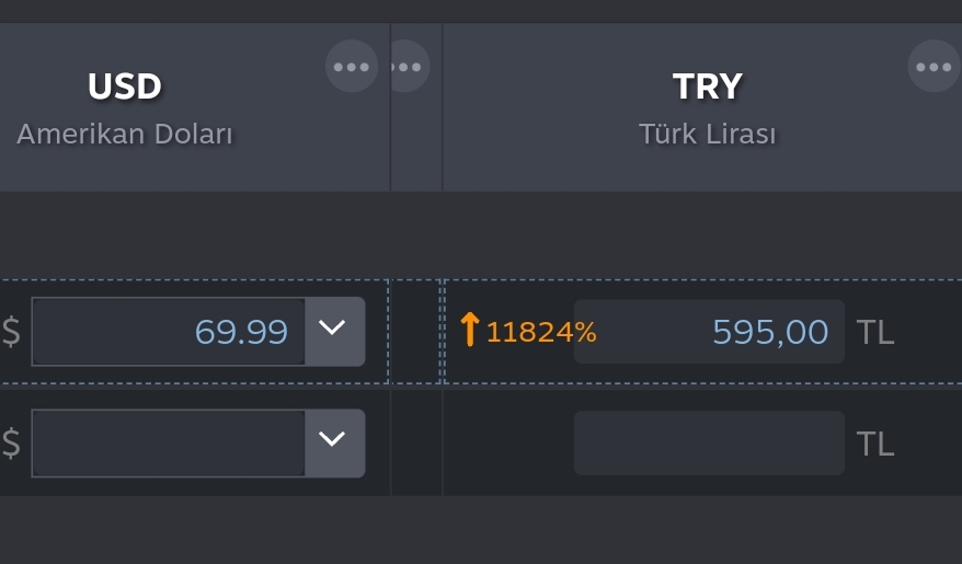 Steam in Dolar Kuru 1 8 den 10 a Yükseldi Donanım Arşivi Forum