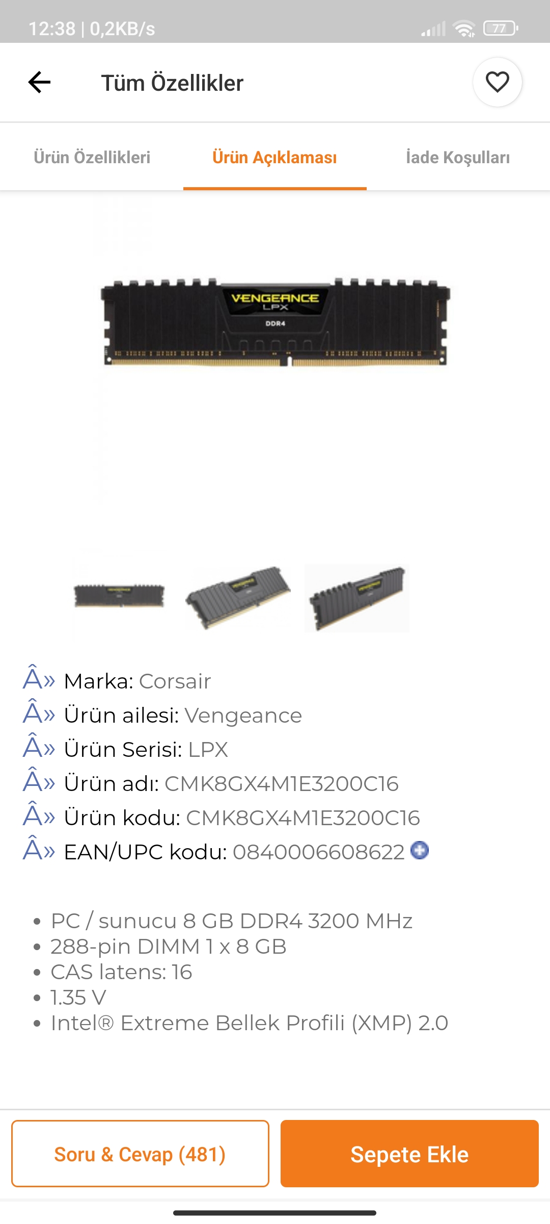 Corsair Ram uyumlu mu Donanım Arşivi Forum