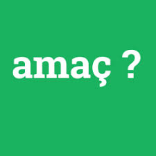 Amaç ne demek? - anlami-nedir.com