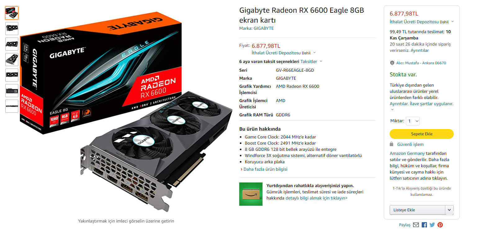 Amd 6600 характеристики. Видеокарта RX 6600 Gigabyte Eagle 8gb. Видеокарта Gigabyte Radeon RX 6600 8 ГБ (GV-r66eagle-8gd). Rx6600 Gigabyte Eagle кулеры. RX 6600 разъемы.