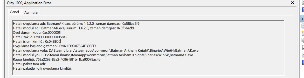 Yardım - Batman Arkham Knight Hata Vermeden Açılmıyor? | Donanım.