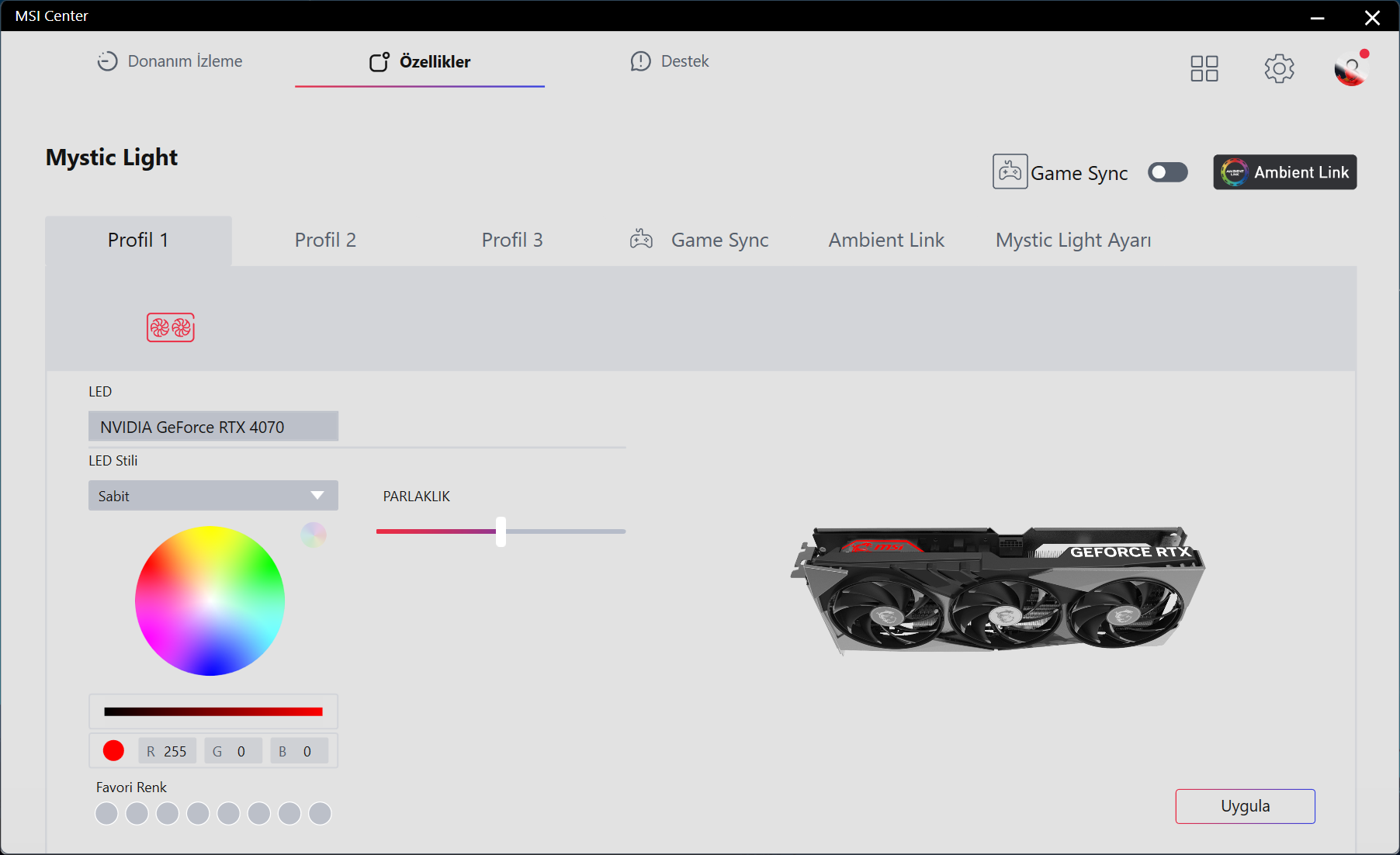 MSI Gaming X Led Kontrolü | Donanım Arşivi Forum