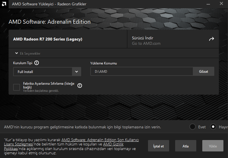 Radeon r7 200 serisi ekran kartı driverını bulamıyorum. | Donanım ...