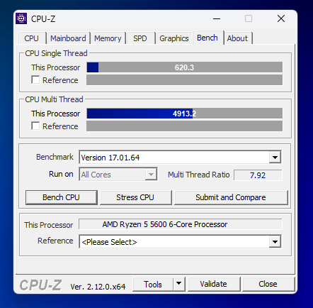 Ryzen 5 5600 CPU-Z değerleri düşük | Donanım Arşivi Forum