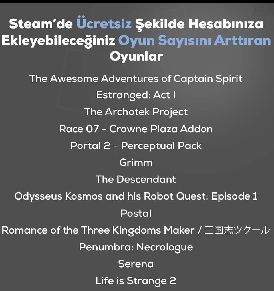 Steam Oyun Sayinizi Arttiran Bedava Oyunlar Donanim Arsivi Forum
