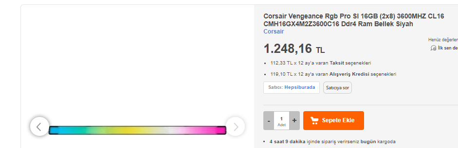 Corsair Vengeance Rgb Pro Sl 16GB (2x8) 3600MHZ CL16 .png