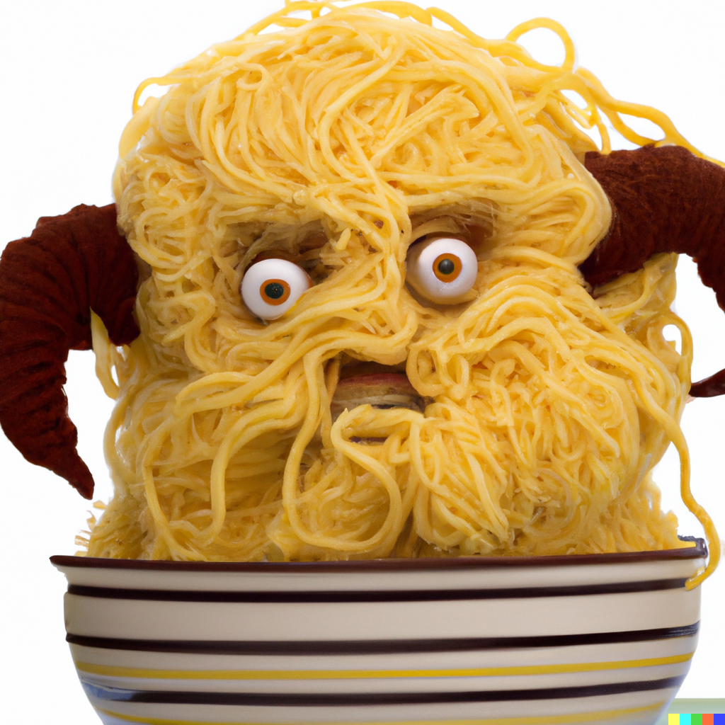 DALL·E 2022-12-04 08.58.21 - bowl of pasta looks like a monster knitted of wool.png