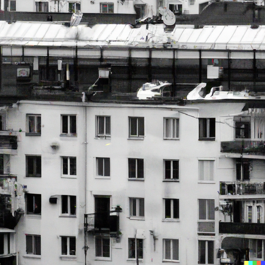 DALL·E 2022-12-04 16.44.10 -  black and white  apartments from the roof.png