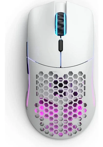 Glorious Model O Mat RGB Şarjlı Optik Kablosuz Oyuncu Mouse.webp