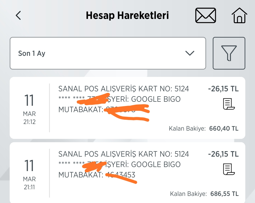 hesap mutabakatı formu