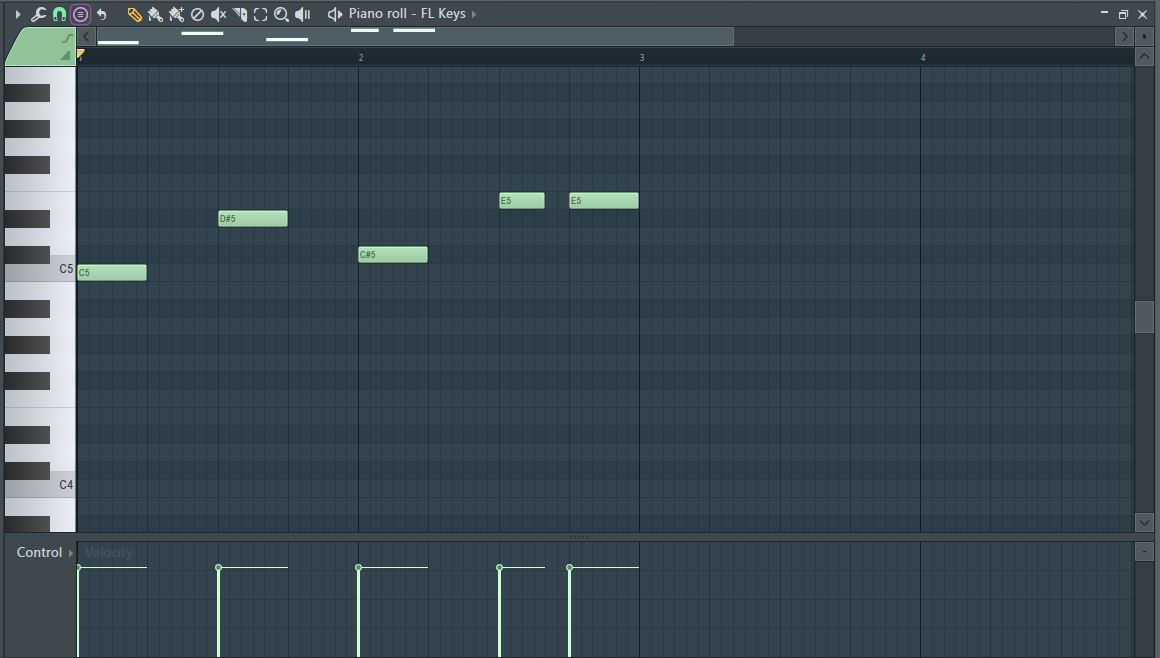 Melodilerimizi dizdik. Sıra melodiye göre drumları dizmeye geldi..JPG