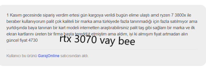 Palit Nvidia GeForce RTX3070 Gaming Pro OC 8GB 256Bit (DX12) Fiyatı - Google Chrome 2.03.2021 ...png