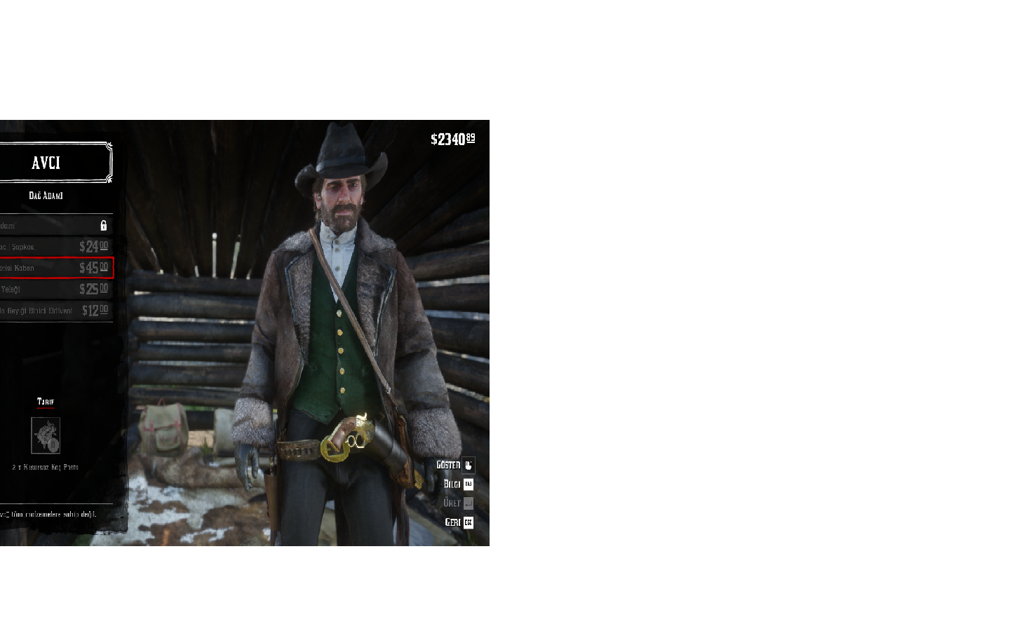 RDR2 Avcıdan mont alamyorum | Donanım Arşivi Forum