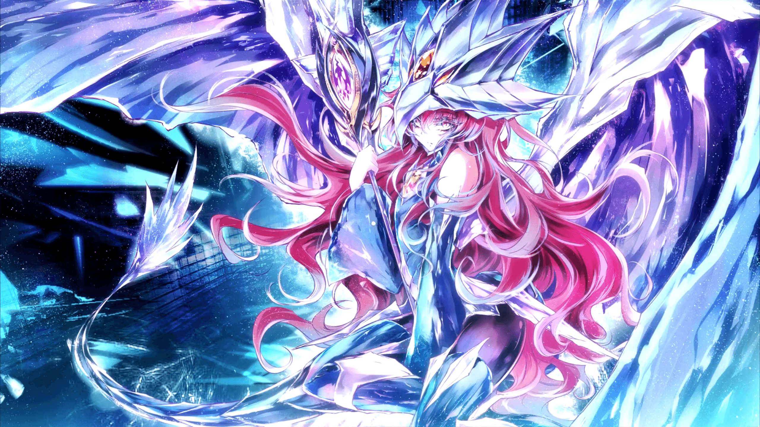 Red Hair Dragon Magician Girl - II.png