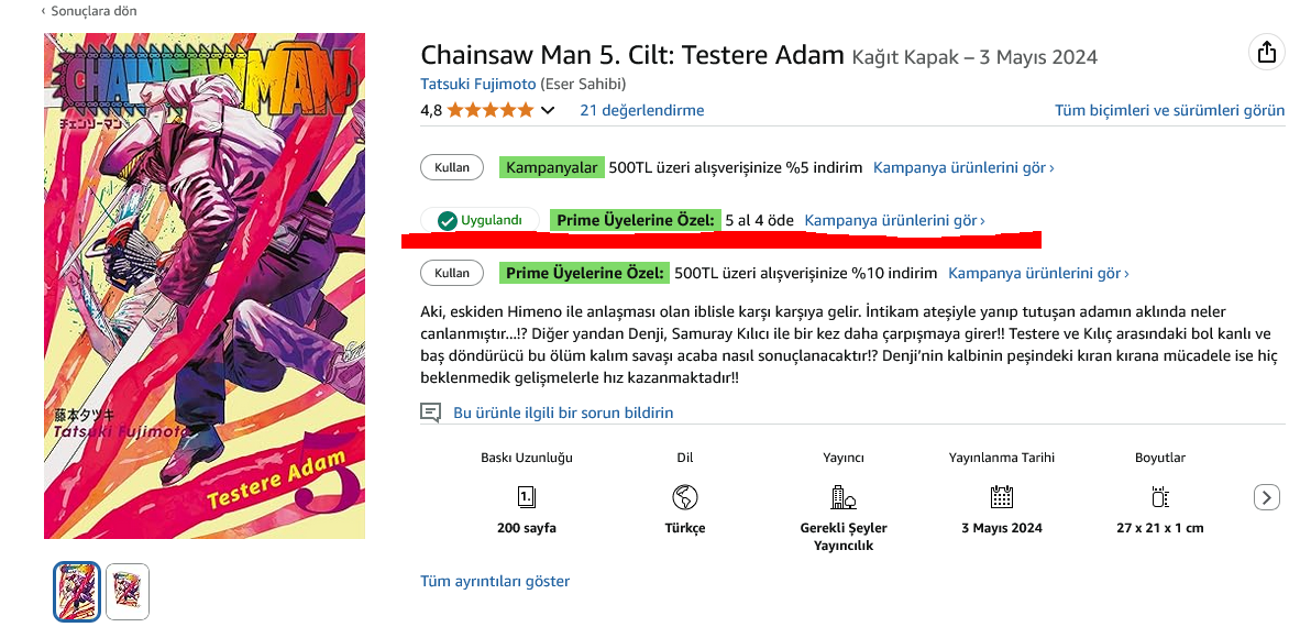 Screenshot 2025-02-12 at 23-41-40 Chainsaw Man 5. Cilt Testere Adam Tatsuki Fujimoto Amazon.co...png