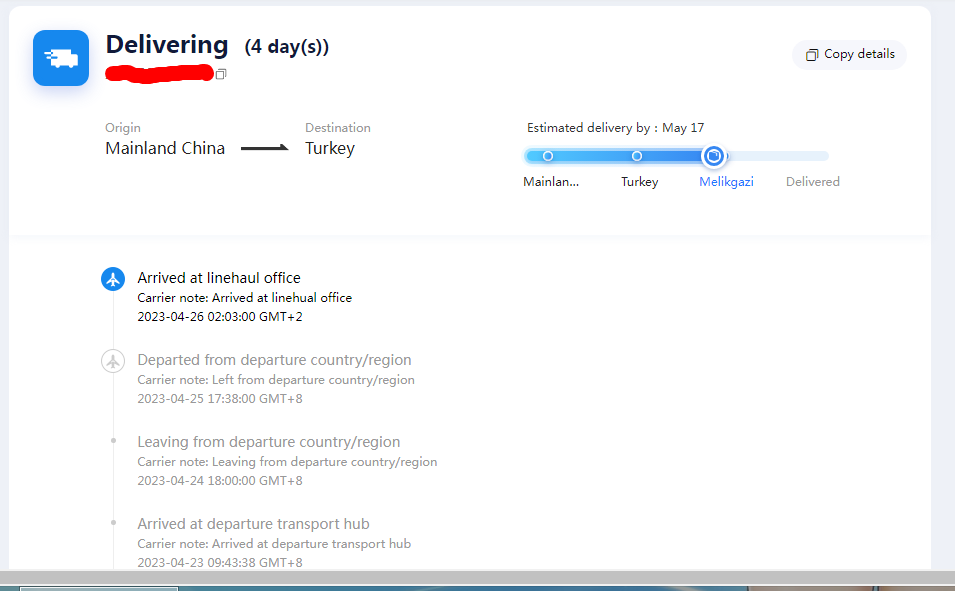 AliExpress arrived at linehaul office ne demek? Donanım Arşivi Forum