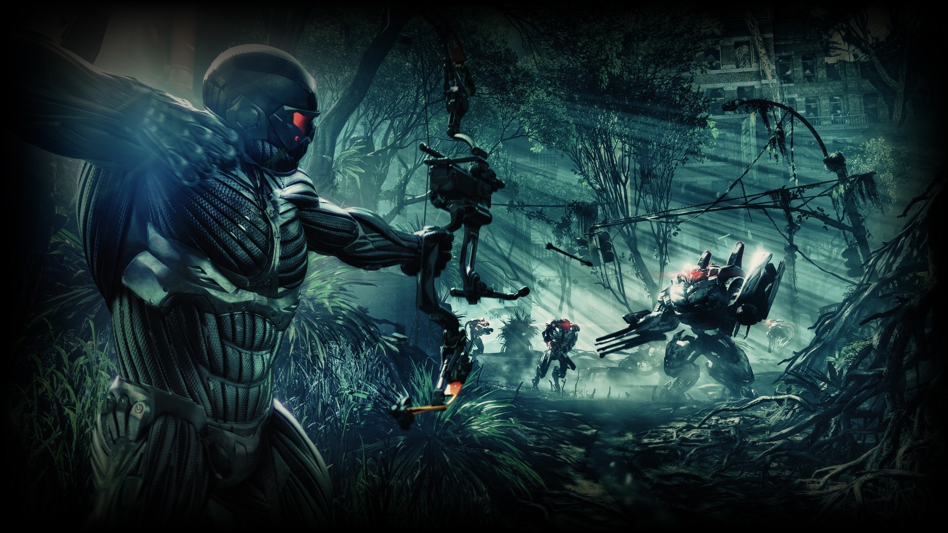 soldiers video games jungle robots weapons bow weapon crysis 3 1920x1080 wallpaper_www.wallpap...jpg