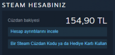 steam oyun atılır %20 %30 İNDİRİM 155TL YE KADAR