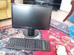 Sıfırdan farksız Monitör,Logitech Klavye,160GB Samsung HDD