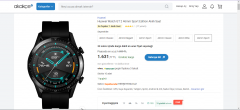 1 Aylık Huawei Watch GT 2 46mm Sport Edition Akıllı Saat