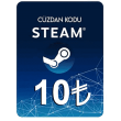 6 TL YE 10 TL Steam Cüzdan Kodu