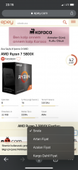 >>>Amd Ryzen 7 5800x arıyorum ! <<<