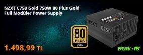 NZXT C750 Gold NP-C750M-EU 750W 80 Plus Gold Full Modüler Power Supply (2).JPG