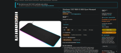 Sharkoon 1337 RGB V2 RGB 80x30 Mousepad.