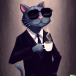 DALL·E 2022-10-06 21.07.00 - cat wearing a suit and sunglasses drinking tea digital art .png