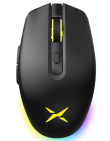 DeLUX RGB Kablosuz Oyuncu Mouse 16000 DPI ile PAW3335, (M820DC-Siyah)