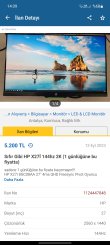 Hp X27İ 144hz 2k (sacede 1 günlüğüne bu fiyata)