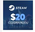 3 adet 20 dolarlık steam kodu