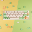 Retro green keycaps