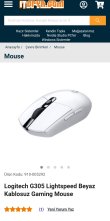 Logitech G305 Lightspeed Beyaz Kablosuz Gaming Mouse