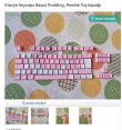 Klavye Keycaps Beyaz Pudding, Pembe Tuş kapağı