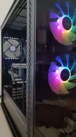 ARGB ışıklı fanlar + ARGB kontrolcü + siyah fanlar